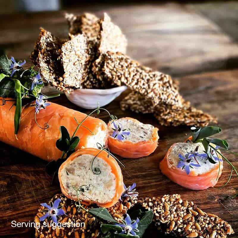 Salmon mousse roulade (300g)