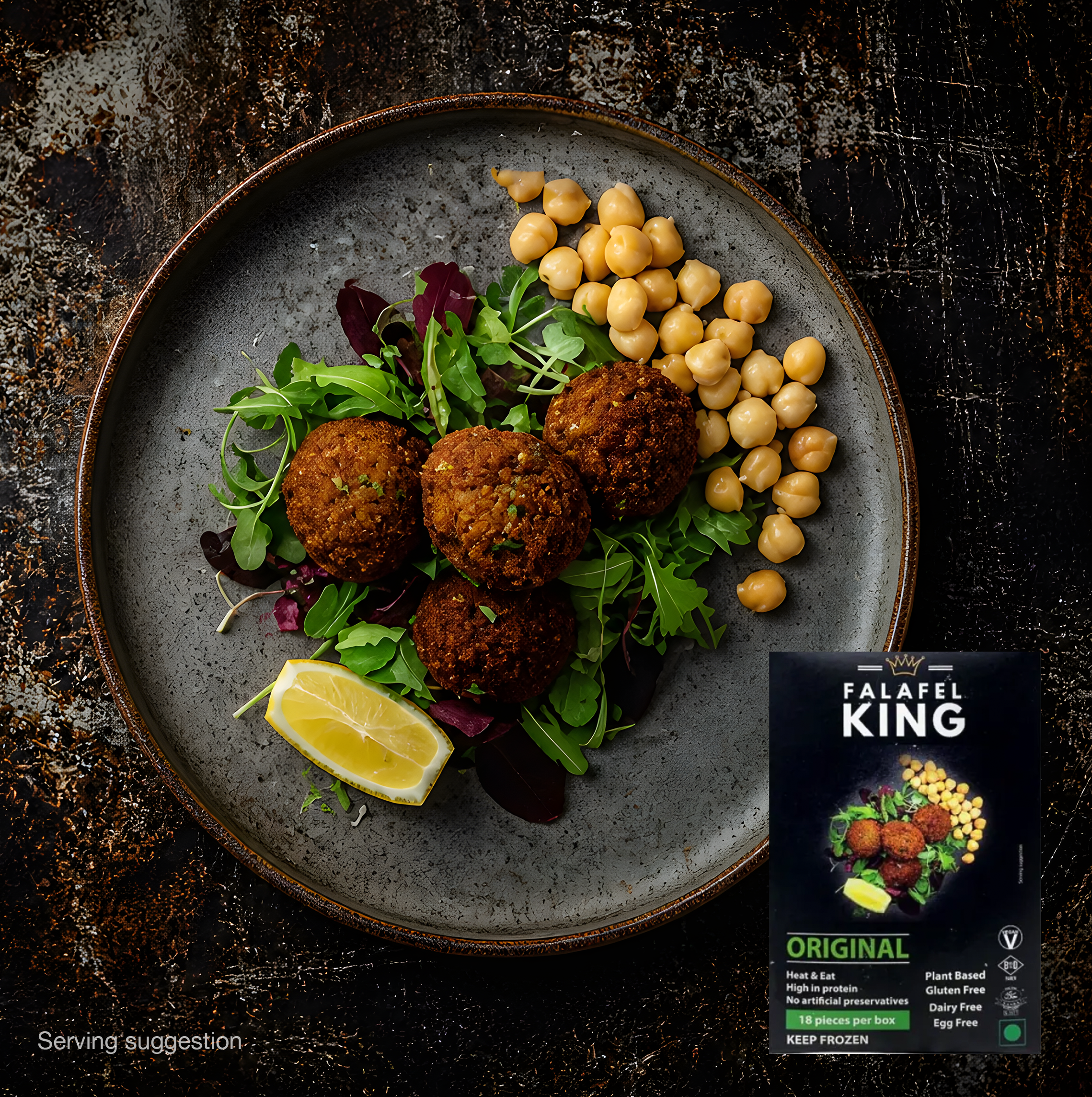 Falafel King Original Frozen Falafel balls (250g)