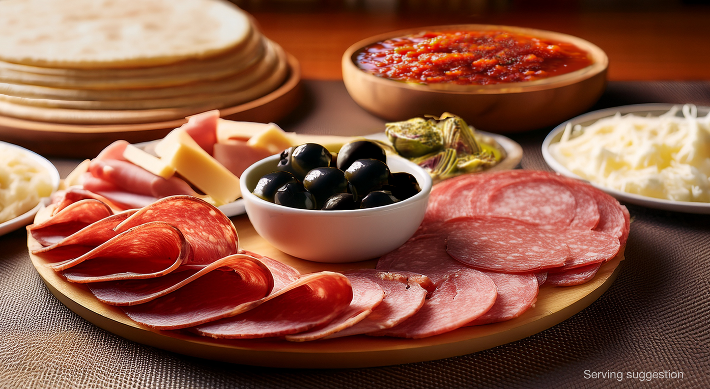 Family pizza meal kit (6 people)