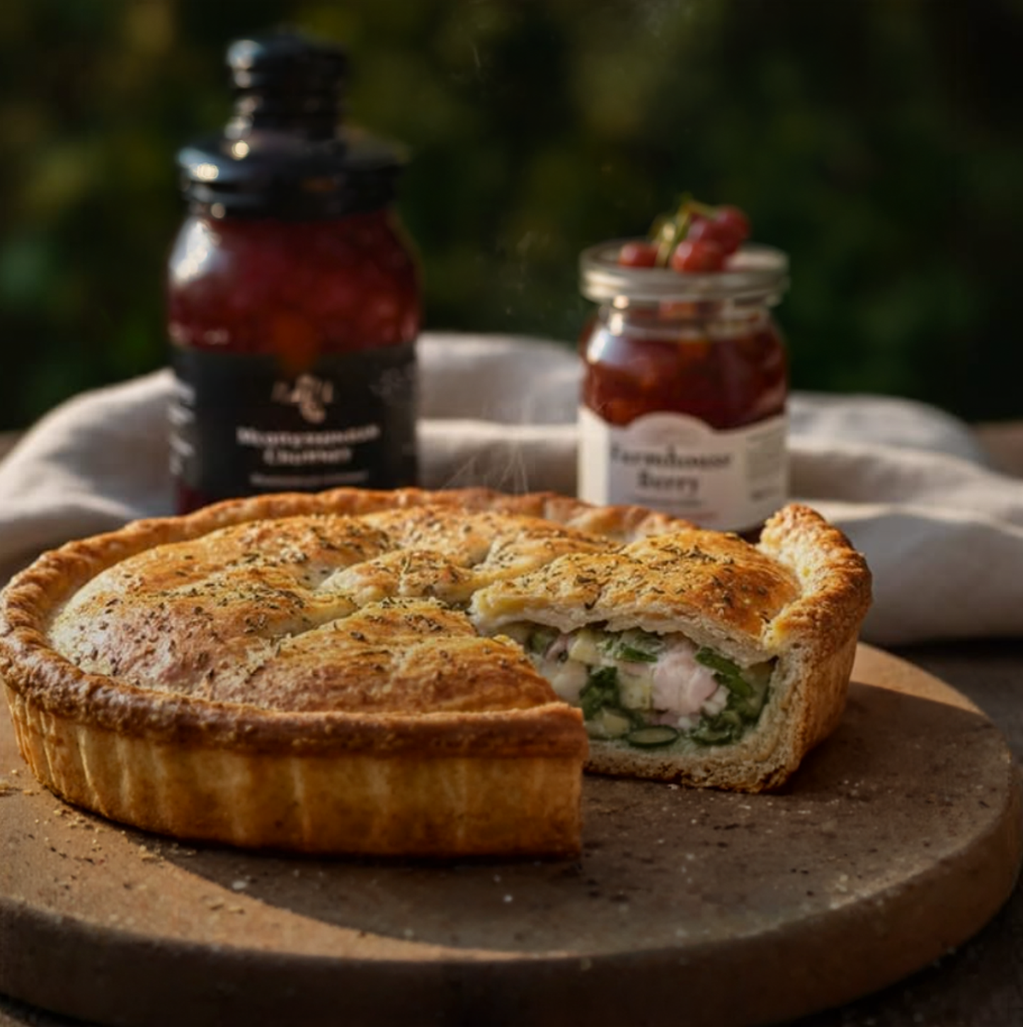 The famous Millys Trout Pie
