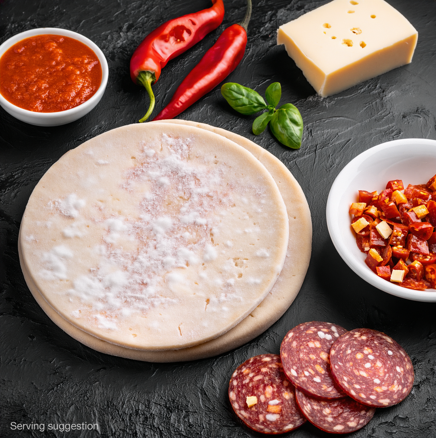 Thick crust base pizza 30cm frozen